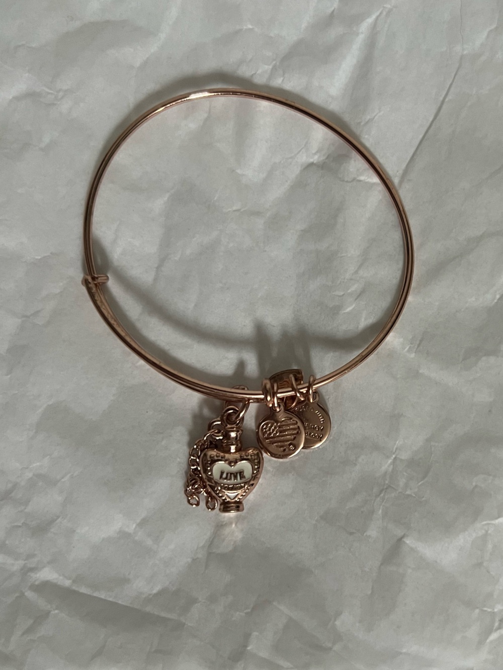 Harry Potter x Alex & Ani Amortentia Rose Gold Bracelet